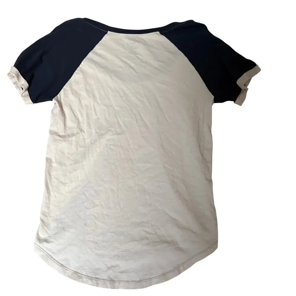 Saint Louis Cardinals Women's Henley 3/4 Length Tshirt 47 Brand 100% Cotton MLB